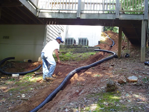 Gibbs Lawn Design - Drainage Solutions