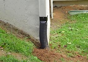 After Down Spout Installation